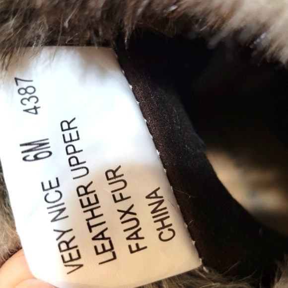 Chinese Laundry Faux Fur Boots Size 6 - Picture 8 of 10